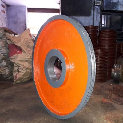 CI Plate Type Heavy Belt Pulley