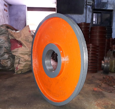 CI Plate Type Heavy Belt Pulley